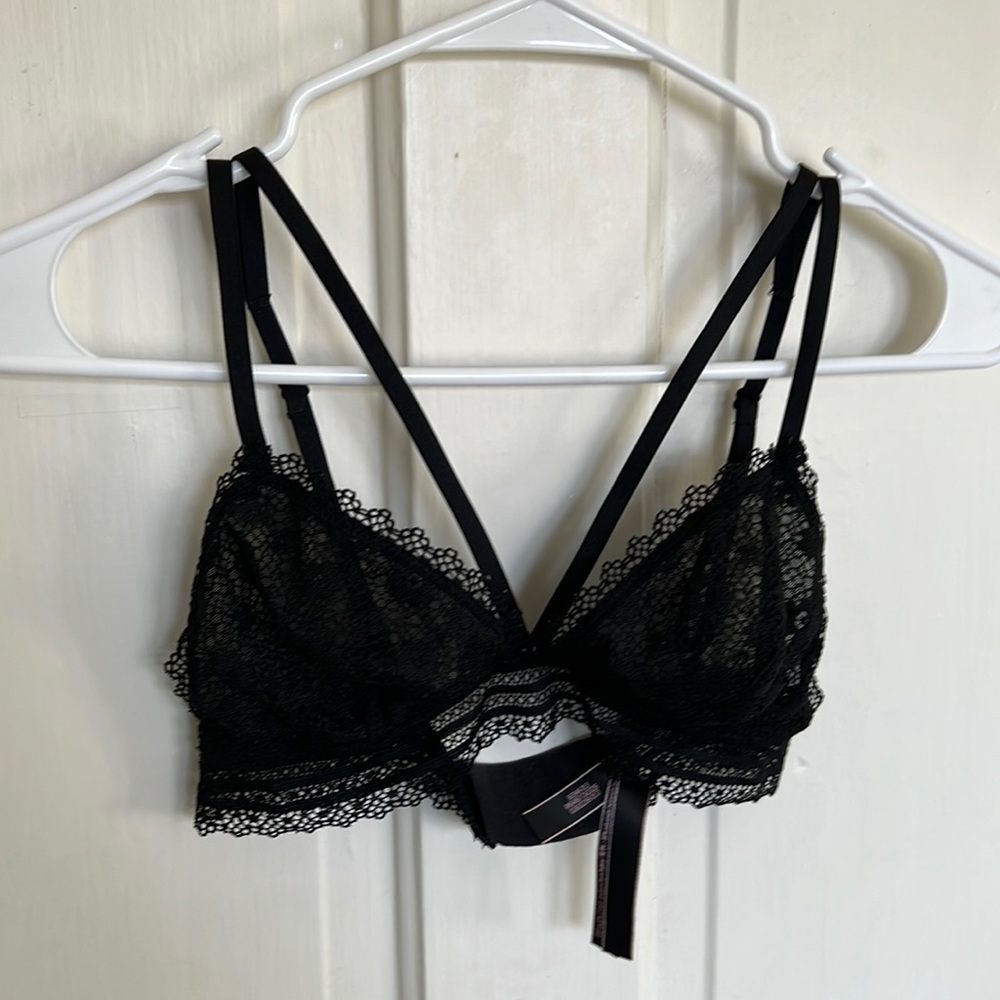 Victorias Secret Black Lace Bralette